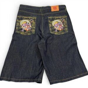 Red Monkey Martin Ksohoh Vintage Deadstock Denim Jean Skater Shorts Japanese 40